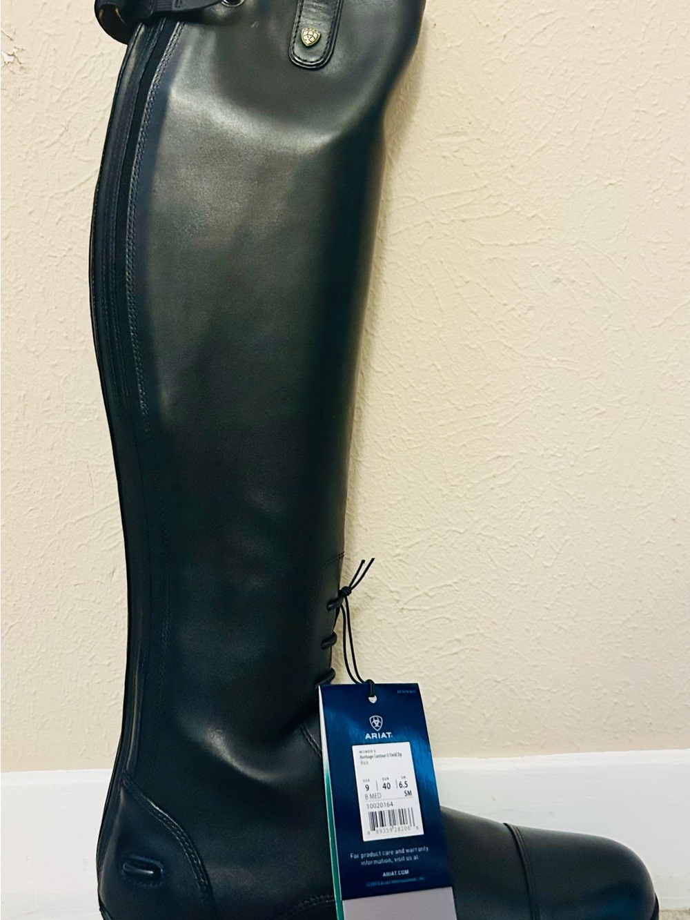 Ariat Black Heritage Contour Il Field Zip Riding Boots